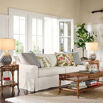 York Slope Arm Slipcovered Grand Sofa 95 5 Down Blend Wrapped Cushions Performance Heathered Velvet Olive Pottery Barn