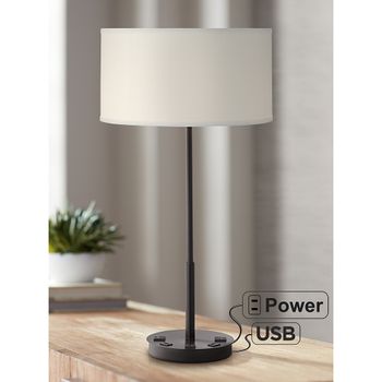 industrial outline table lamp