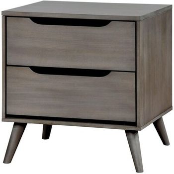 Mibasics Dawna Mid Century Modern Nightstand Golden Brown Target