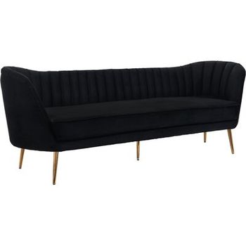 Lilo Velvet 88 Flared Arm Sofa Wayfair Havenly