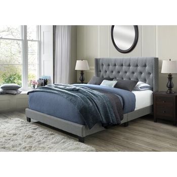 Nadine Queen Tufted Upholstered Low Profile Standard Bed Wayfair Havenly Nadine Queen Tufted Upholstered Low, Wayfair King Size Upholstered Bed Frame