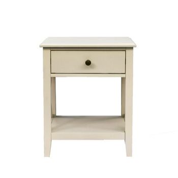 Flintridge 1 Drawer End Table, Nadeau Solid Wood End Table With Storage