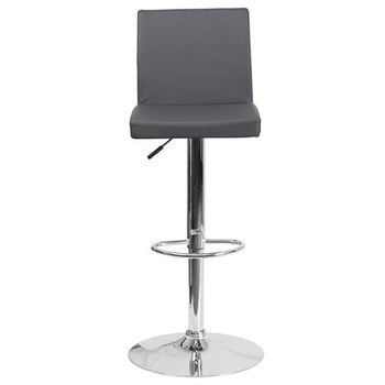 Bartow Adjustable Height Swivel Bar Stool Wayfair