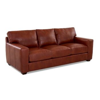 Pratt Leather Sofa Havenly, Haynes Leather Sofa