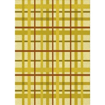 Chyna Plaid Wool Yellow Area Rug Wayfair