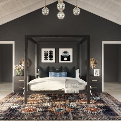 Modern, Bohemian Bedroom Design by Rhonda Stanbury Interior Designer Elyse