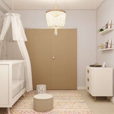 Contemporary, Modern, Bohemian, Glam, Global, Midcentury Modern, Scandinavian Nursery Design by Rhonda Stanbury Interior Designer Elizabeth