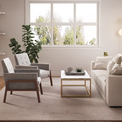 Contemporary, Glam Living Room Design by Rhonda Stanbury Interior Designer Sarah