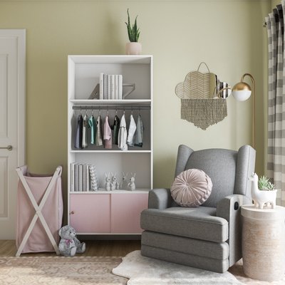 Modern, Classic, Bohemian, Farmhouse Nursery Design by Rhonda Stanbury Interior Designer Emily