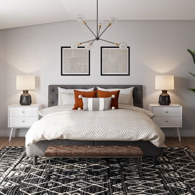 Contemporary, Modern, Minimal Bedroom Design by Rhonda Stanbury Interior Designer Stephanie