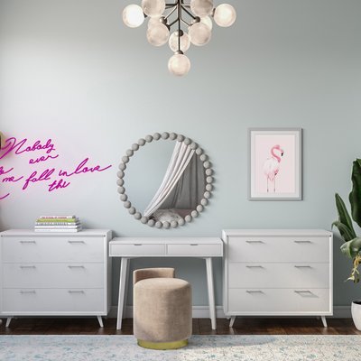 Classic, Glam, Preppy Bedroom Design by Rhonda Stanbury Interior Designer Allison
