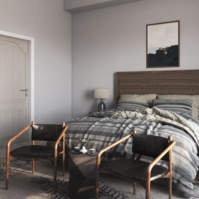Industrial, Rustic Bedroom Design by Rhonda Stanbury Interior Designer Freddi