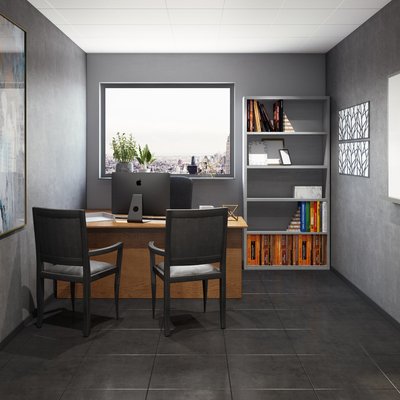 Modern, Industrial Office Design by Rhonda Stanbury Interior Designer Nicole