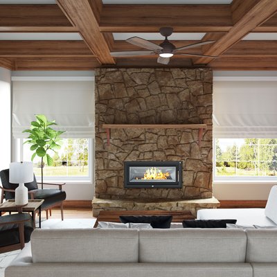 Modern, Industrial, Farmhouse, Rustic, Transitional, Midcentury Modern Living Room Design by Rhonda Stanbury Interior Designer Han
