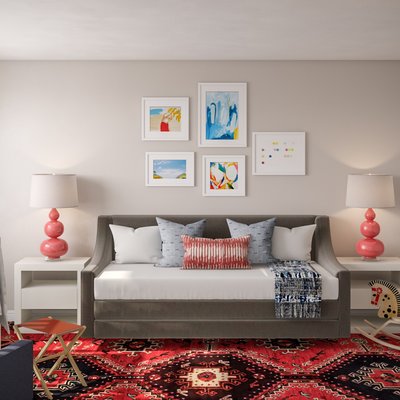 Contemporary, Eclectic, Vintage Nursery Design by Rhonda Stanbury Interior Designer Annie