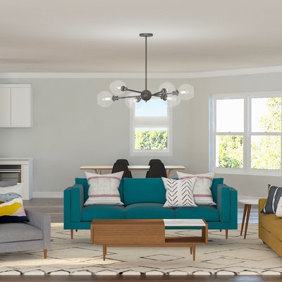 Modern, Midcentury Modern Living Room Design by Rhonda Stanbury Interior Designer Adrian