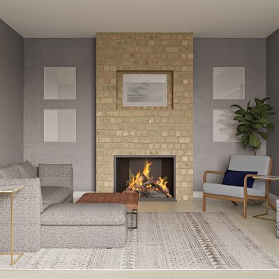 Contemporary, Eclectic, Transitional Living Room Design by Rhonda Stanbury Interior Designer Amy