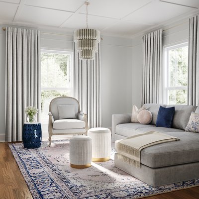 Classic, Glam, Traditional, Preppy Living Room Design by Rhonda Stanbury Interior Designer Natalie