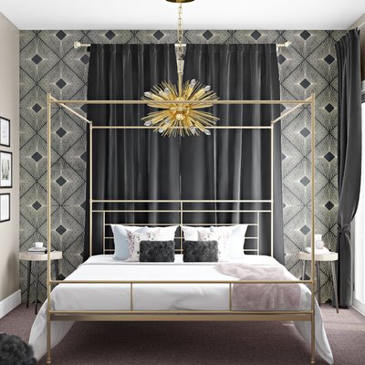 Modern, Eclectic, Glam Bedroom Design by Rhonda Stanbury Interior Designer Tijana