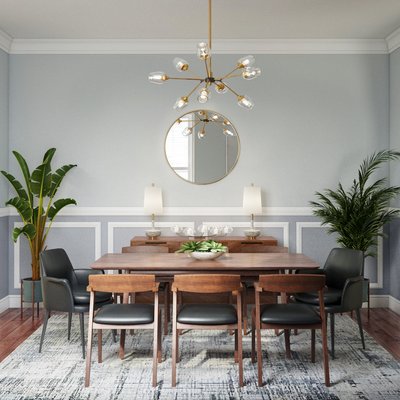 Contemporary, Modern, Midcentury Modern Dining Room Design by Rhonda Stanbury Interior Designer Fendy