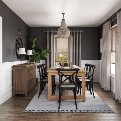 Classic, Farmhouse, Rustic Dining Room Design by Rhonda Stanbury Interior Designer Erin