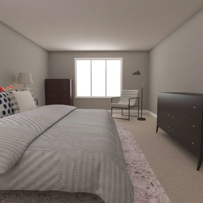 Bohemian, Midcentury Modern Bedroom Design by Rhonda Stanbury Interior Designer Ashley