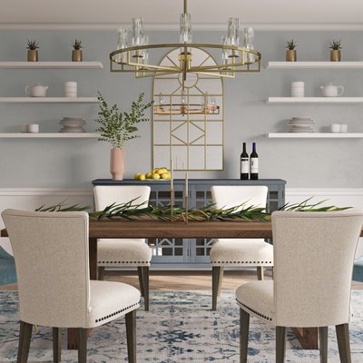 Modern, Bohemian, Coastal, Glam, Traditional, Farmhouse Dining Room Design by Rhonda Stanbury Interior Designer Natalie