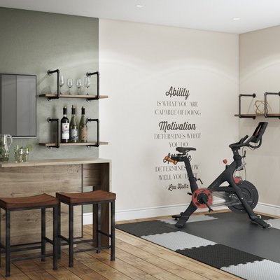 Industrial, Farmhouse, Rustic, Midcentury Modern Not Sure Yet Design by Rhonda Stanbury Interior Designer Haley