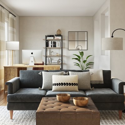 Contemporary, Modern, Industrial, Traditional, Rustic, Transitional Office Design by Rhonda Stanbury Interior Designer Jess