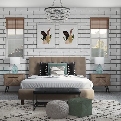 Contemporary, Bohemian, Scandinavian Bedroom Design by Rhonda Stanbury Interior Designer Aishwarya