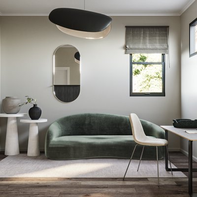 Modern, Minimal Office Design by Rhonda Stanbury Interior Designer Sawyer