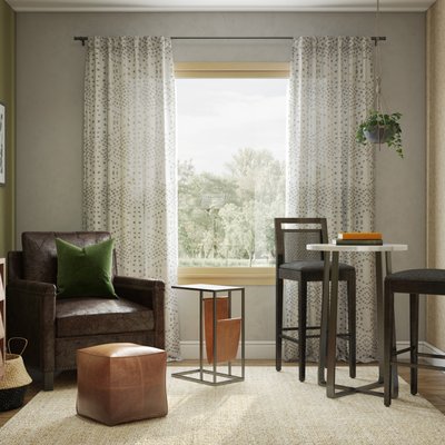 Bohemian, Midcentury Modern, Scandinavian Office Design by Rhonda Stanbury Interior Designer Jess