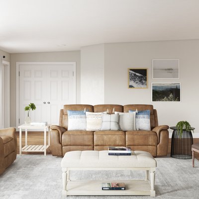 Contemporary, Eclectic, Farmhouse Living Room Design by Rhonda Stanbury Interior Designer Tammy
