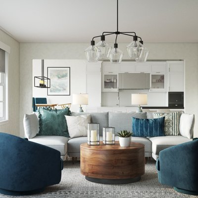 Modern Living Room Design by Rhonda Stanbury Interior Designer Fendy