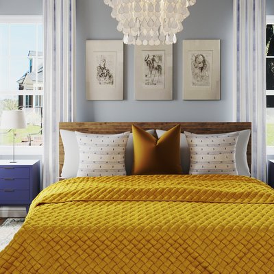 Bohemian, Midcentury Modern, Scandinavian Bedroom Design by Rhonda Stanbury Interior Designer Jessica