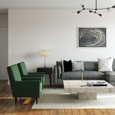 Contemporary, Modern, Glam, Classic Contemporary Living Room Design by Rhonda Stanbury Interior Designer Emily