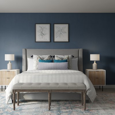 Contemporary, Eclectic Bedroom Design by Rhonda Stanbury Interior Designer Caroline