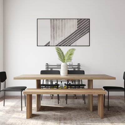 Modern, Minimal, Scandinavian Dining Room Design by Rhonda Stanbury Interior Designer Madison