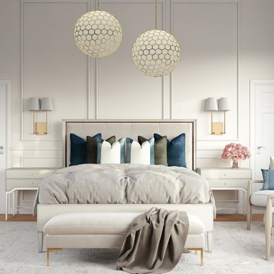 Contemporary, Modern, Classic, Glam, Transitional Bedroom Design by Rhonda Stanbury Interior Designer Stacy