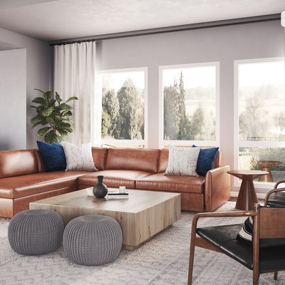 Contemporary, Modern, Scandinavian Living Room Design by Rhonda Stanbury Interior Designer Anny