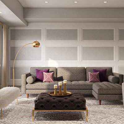 Contemporary, Modern Living Room Design by Rhonda Stanbury Interior Designer Katherine