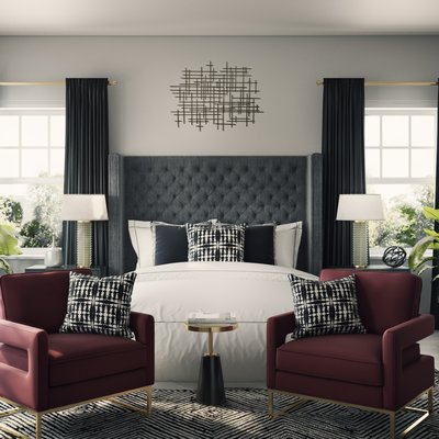 Modern Bedroom Design by Rhonda Stanbury Interior Designer Danielle