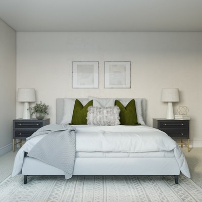 Contemporary Bedroom Design by Rhonda Stanbury Interior Designer Vivian