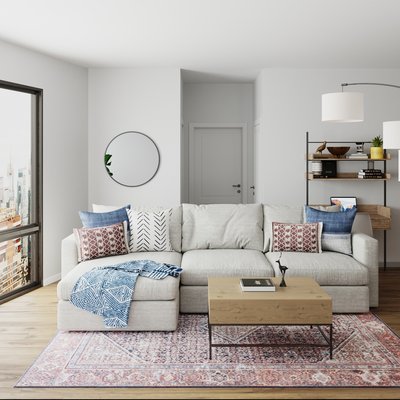 Bohemian, Coastal Living Room Design by Rhonda Stanbury Interior Designer Keri