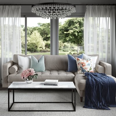 Contemporary, Eclectic, Bohemian, Farmhouse Living Room Design by Rhonda Stanbury Interior Designer Cristina