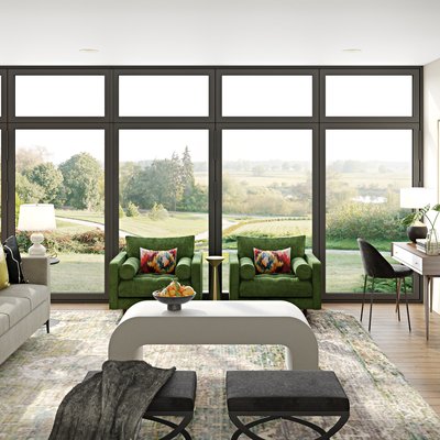 Contemporary, Modern, Glam Living Room Design by Rhonda Stanbury Interior Designer Dani