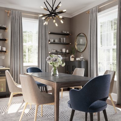 Contemporary, Modern Dining Room Design by Rhonda Stanbury Interior Designer Samantha