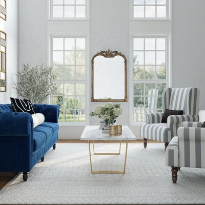 Modern, Eclectic, Glam, Traditional Living Room Design by Rhonda Stanbury Interior Designer Tessa