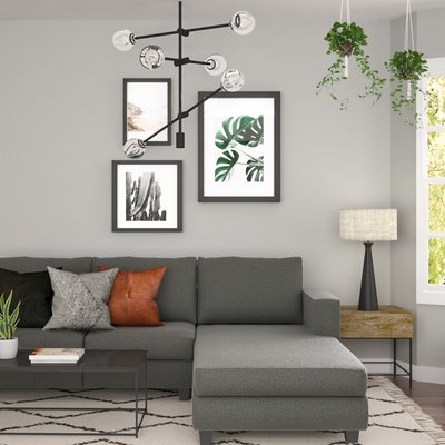 Modern, Industrial Living Room Design by Rhonda Stanbury Interior Designer Rafaela