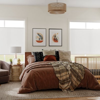 Bohemian, Global, Midcentury Modern, Scandinavian Nursery Design by Rhonda Stanbury Interior Designer Julie